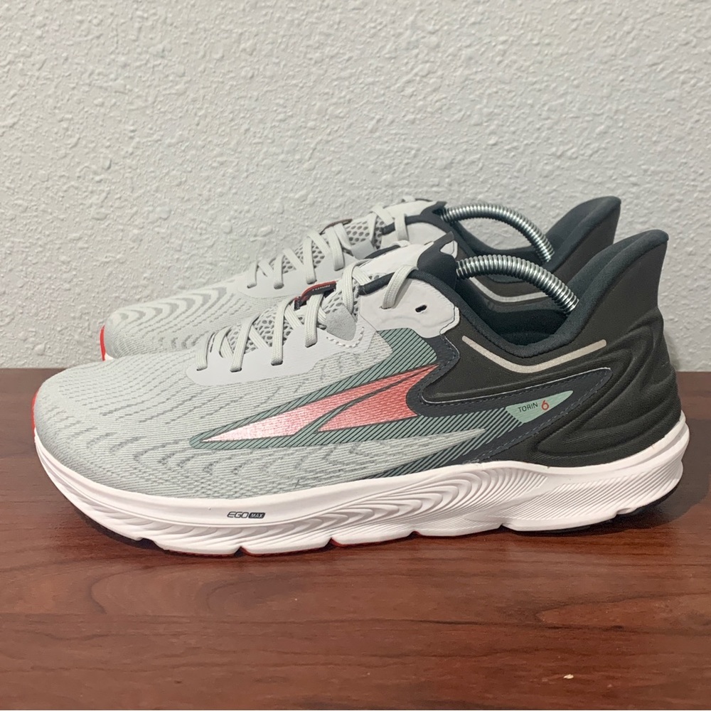 Altra Shoes Mens 10.5 Torin 6 Dusty Teal Gray Running Sneakers Lace AL0A7R6T305